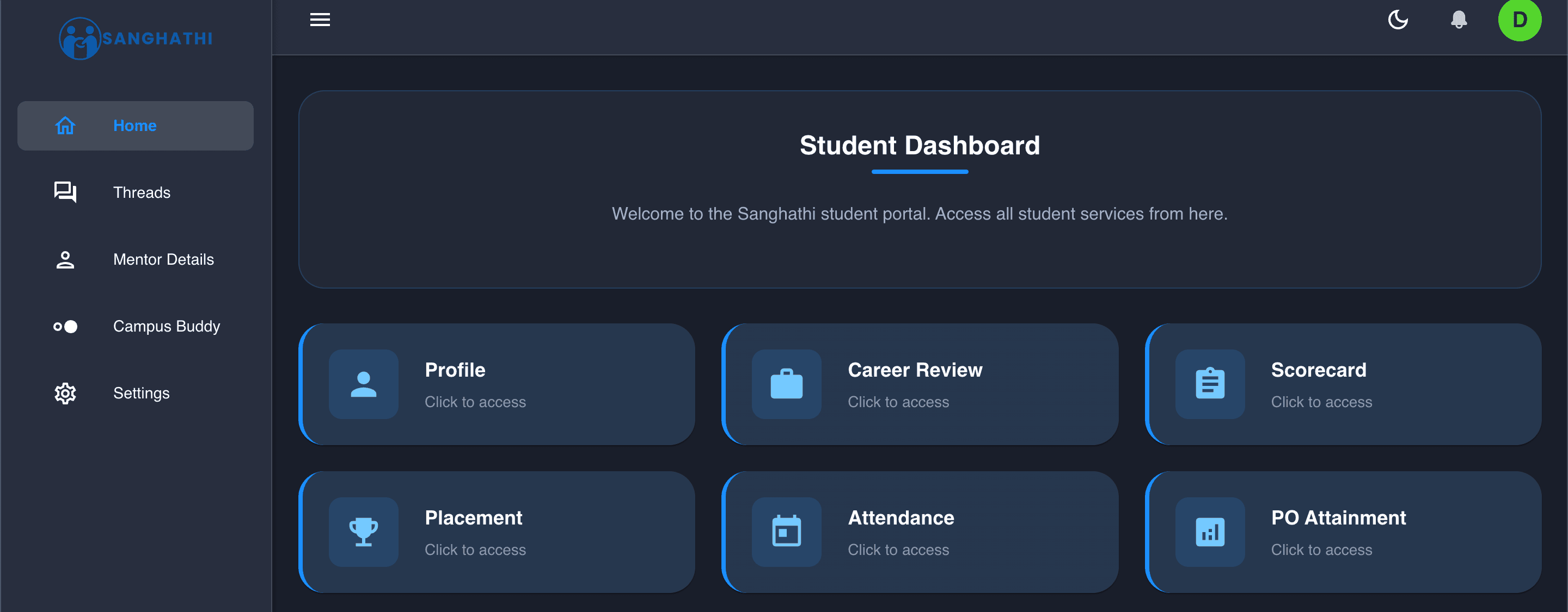 Sanghathi - AI Mentoring Platform